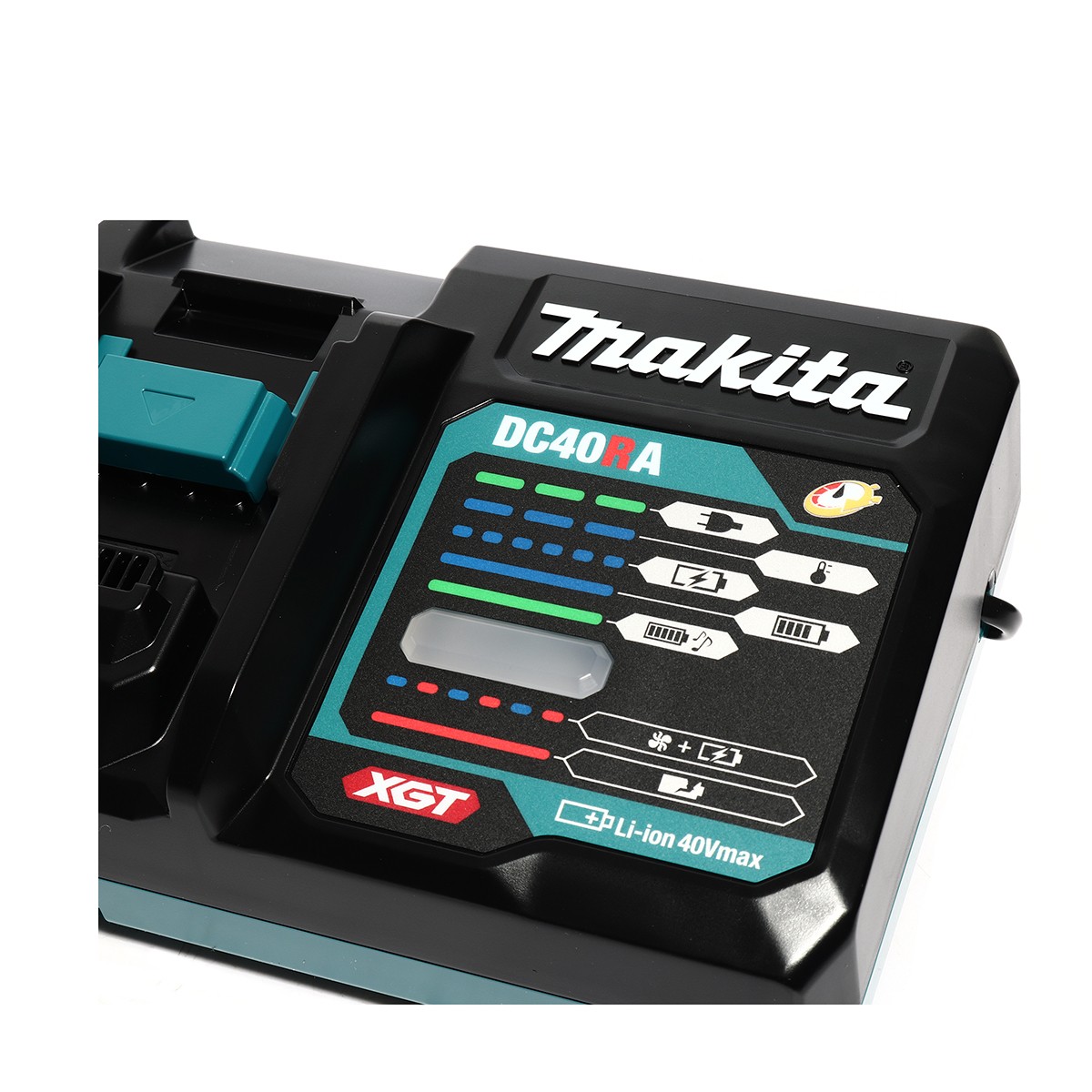 MAKITA 40V Battery and Charger Set, Includes Battery BL4040 + Rapid Charger DC40RA photo 2