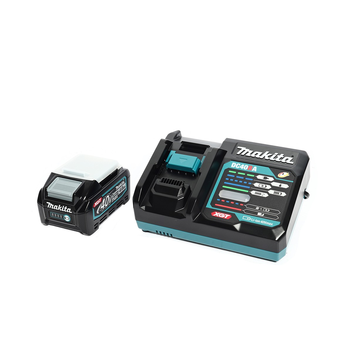 MAKITA 40V Battery and Charger Set, Includes Battery BL4040 + Rapid Charger DC40RA price ฿9,009