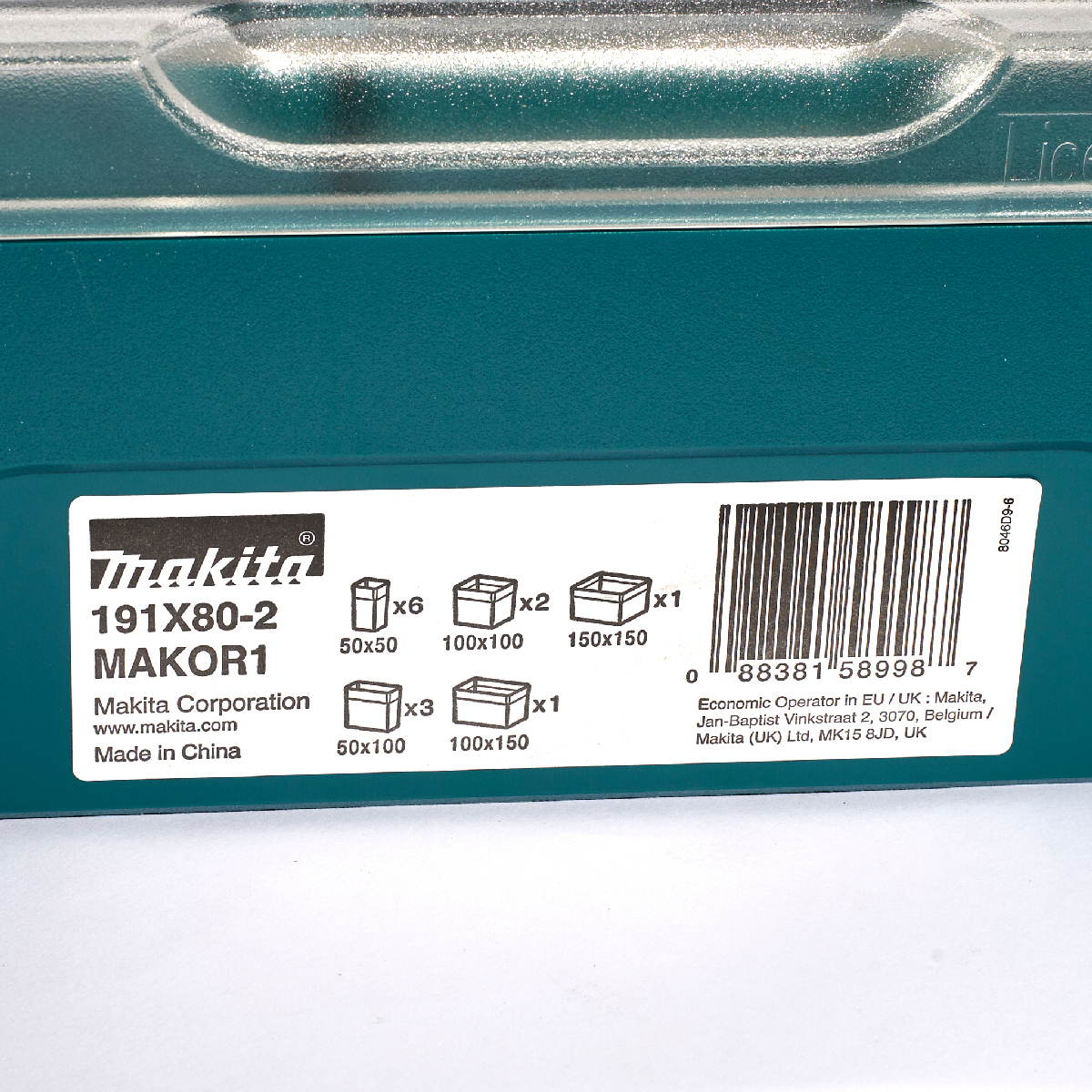 กล่องพลาสติกใส่อุปกรณ์เสริม MAKPAC MAKITA รุ่น 191X80-2 รูปที่ 2