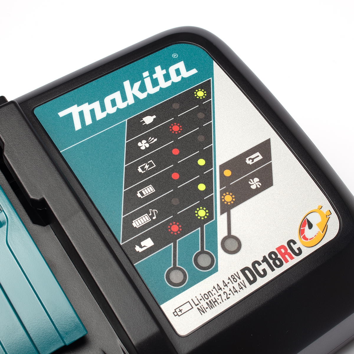MAKITA 18V Battery and Charger Set Model MKP1RF182: Battery BL1830B X2 + Rapid Charger DC18RC + MAKPAC Tool Case photo 5