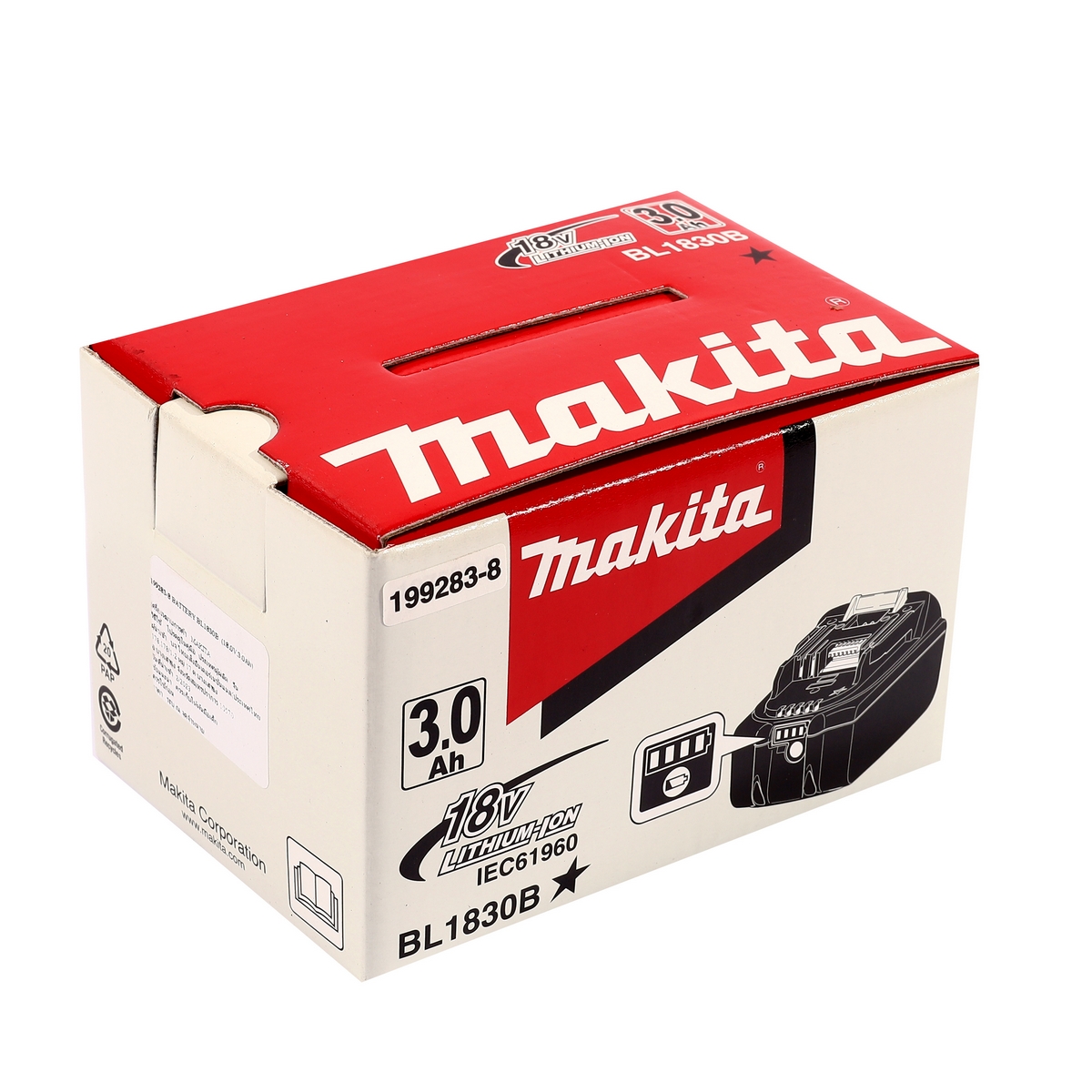 MAKITA 18V Lithium-Ion Battery Model BL1830B, Battery Capacity 3.0 Ah photo 5