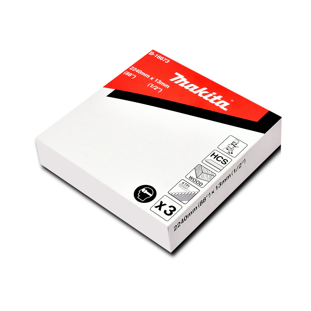 ใบเลื่อยสายพาน 4T-13MM LB1200 (3PCS/PAC) MAKITA รุ่น B-16673 รูปที่ 3