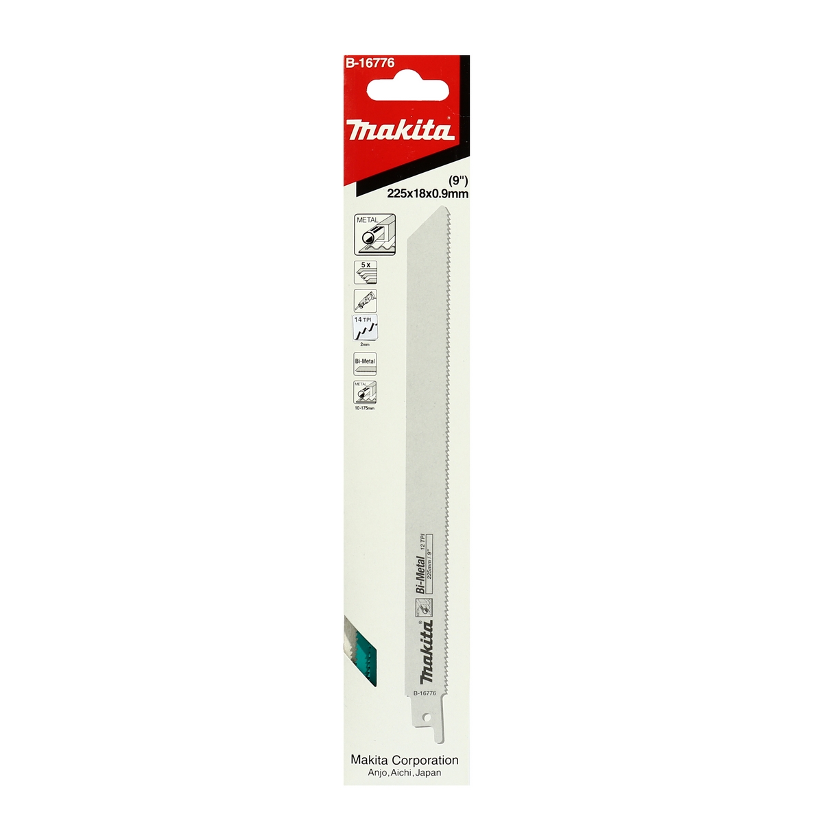 ใบเลื่อย JR3050T 14T/225MM/โลหะ(5PC/1PA) MAKITA รุ่น B-16776 รูปที่ 4