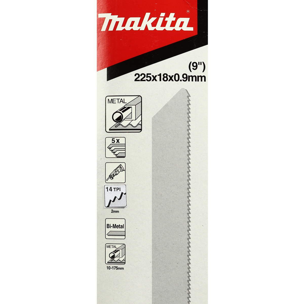 ใบเลื่อย JR3050T 14T/225MM/โลหะ(5PC/1PA) MAKITA รุ่น B-16776 รูปที่ 3