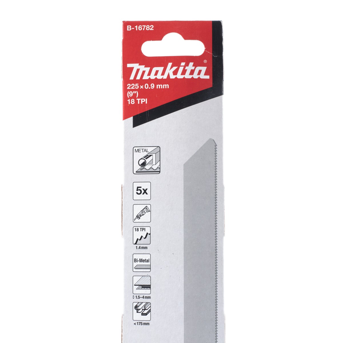 MAKITA RECIPROSAW BLADE METAL 18T FOR JR3050T photo 2