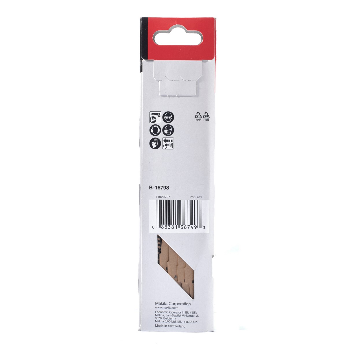 MAKITA RECIPROSAW BLADE WOOD 6T/152MM photo 3