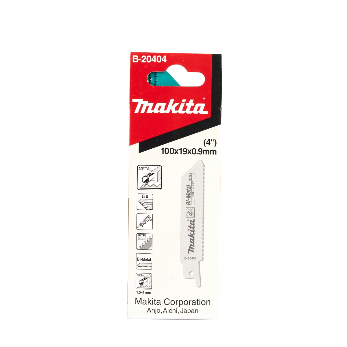 MAKITA RECIPRO SAW BLADE FOR METAL (5PCS/PAC) photo 2