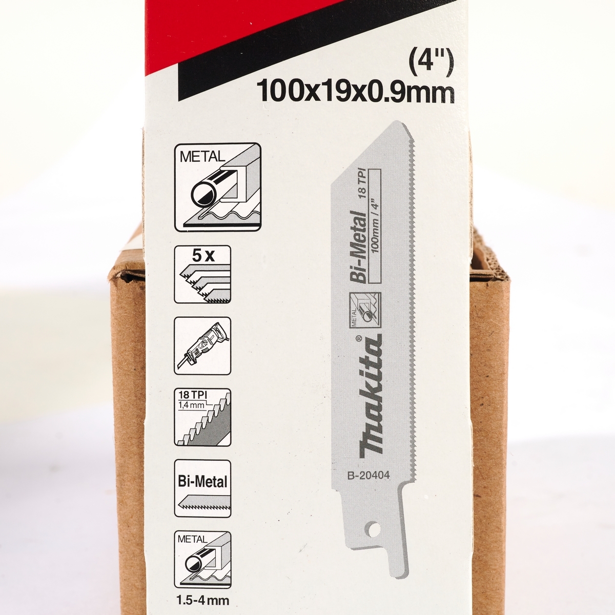 MAKITA RECIPRO SAW BLADE FOR METAL (5PCS/PAC) photo 3