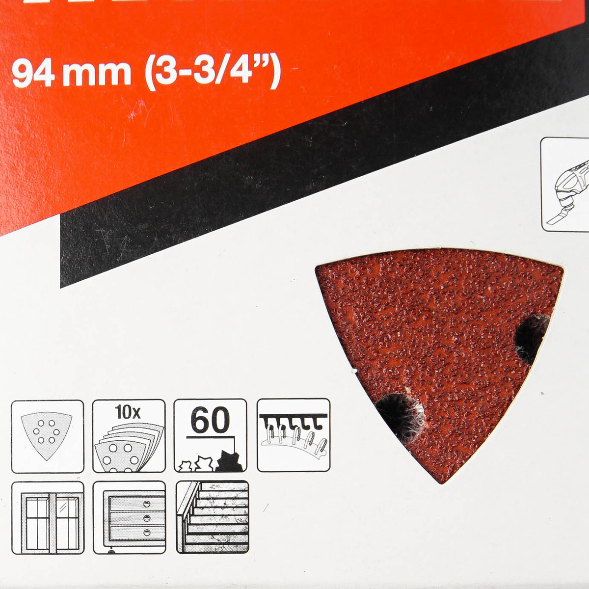 ใบ/PAC TM3000C(แดง)กระดาษทรายขัดไม้#60 10 MAKITA รุ่น B-21624 รูปที่ 2