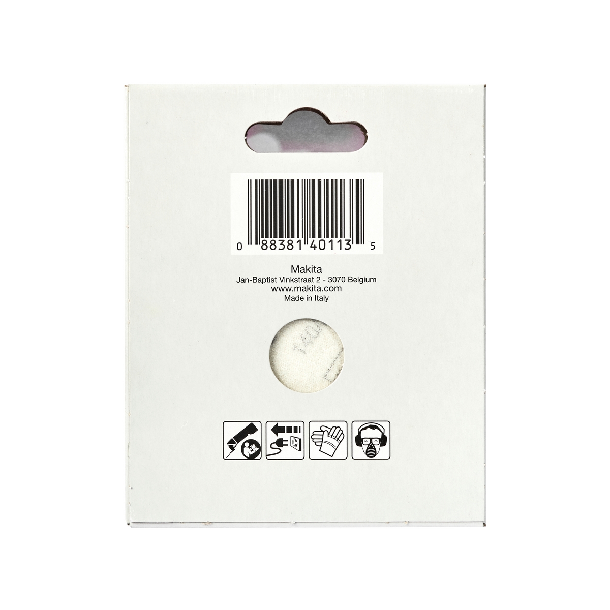 คละ 10/PC TM3000C(ขาว)กระดาษทรายลอกสี MAKITA รุ่น B-21674 รูปที่ 2