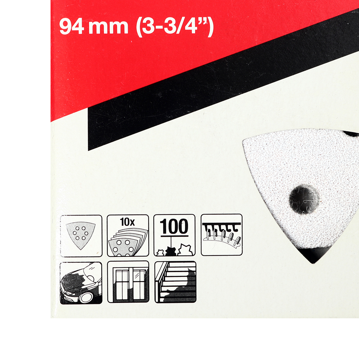 ใบ/P TM3000C(ขาว)กระดาษทรายลอกสี#100 10 MAKITA รุ่น B-21705 รูปที่ 2