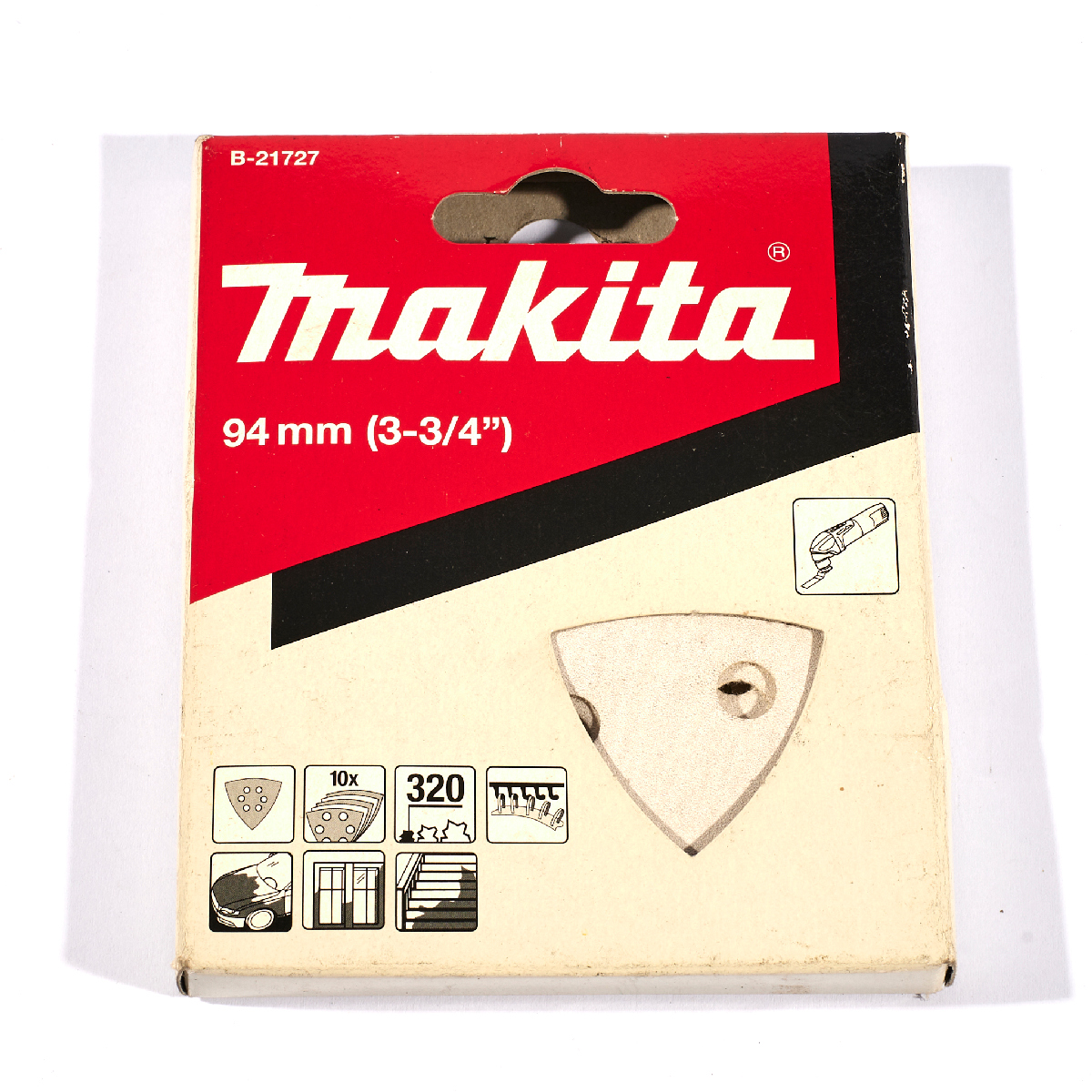 ใบ/P TM3000C(ขาว)กระดาษทรายลอกสี#320 10 MAKITA รุ่น B-21727 ราคา ฿132.87