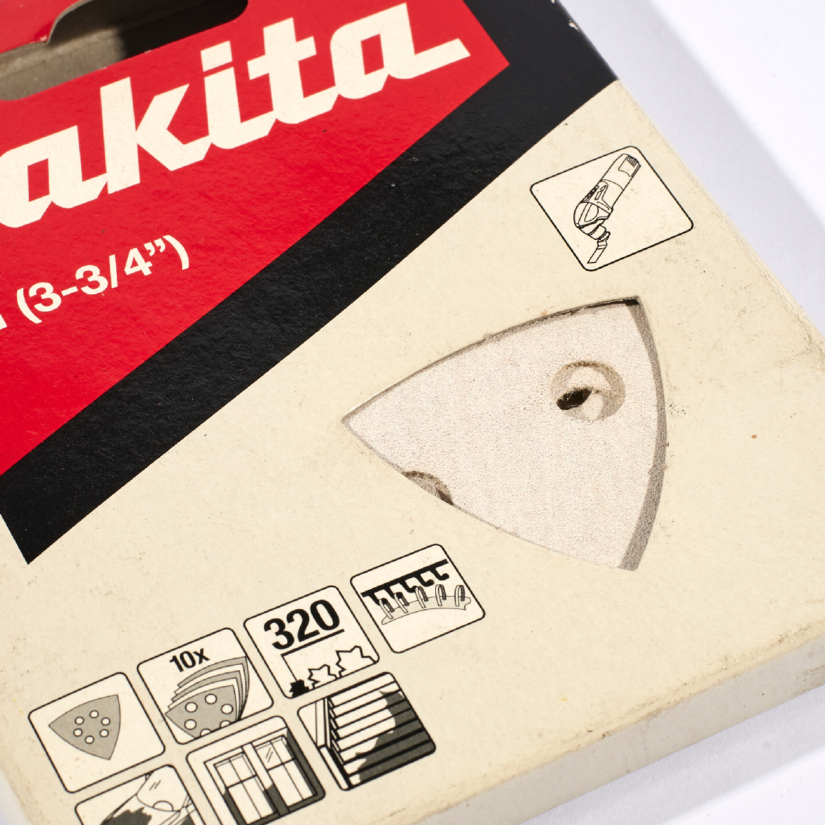 ใบ/P TM3000C(ขาว)กระดาษทรายลอกสี#320 10 MAKITA รุ่น B-21727 รูปที่ 2