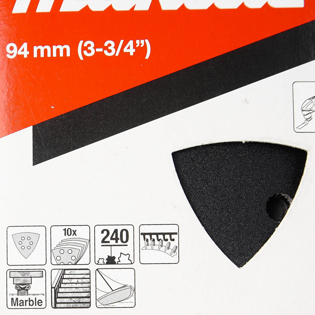 ใบ/PA TM3000C (ดำ)กระดาษทรายขัดหิน#240 10 MAKITA รุ่น B-21755 รูปที่ 2