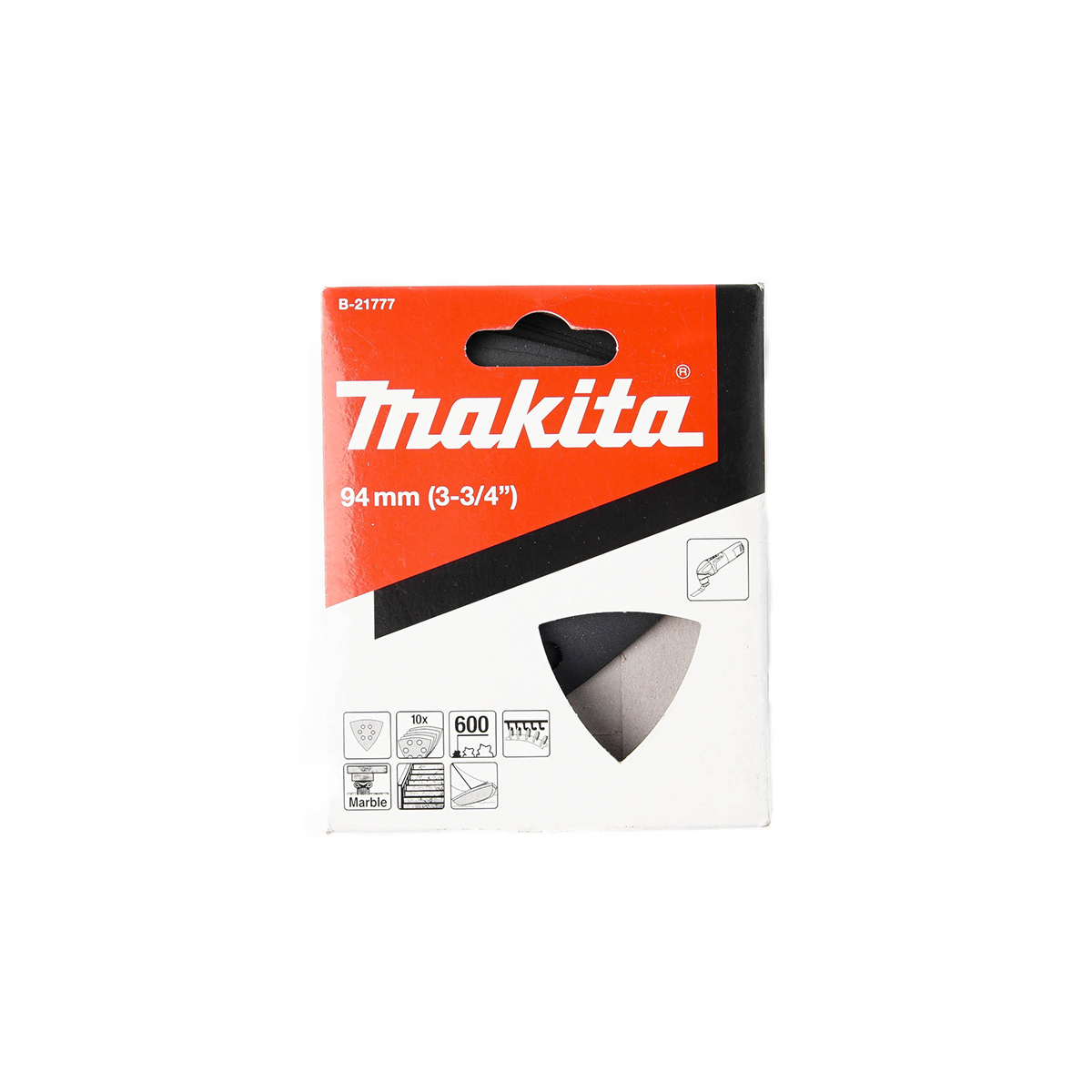ใบ/PAC TM3000C(ดำ)กระดาษทรายขัดหิน#600 10 MAKITA รุ่น B-21777 ราคา ฿131.84