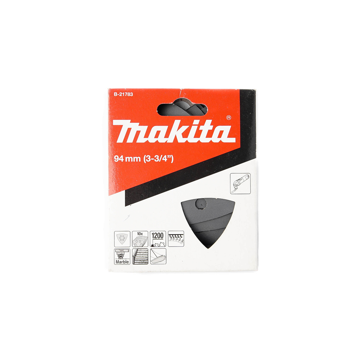 ใบ/PA TM3000C(ดำ)กระดาษทรายขัดหิน#1200 10 MAKITA รุ่น B-21783 ราคา ฿131.84