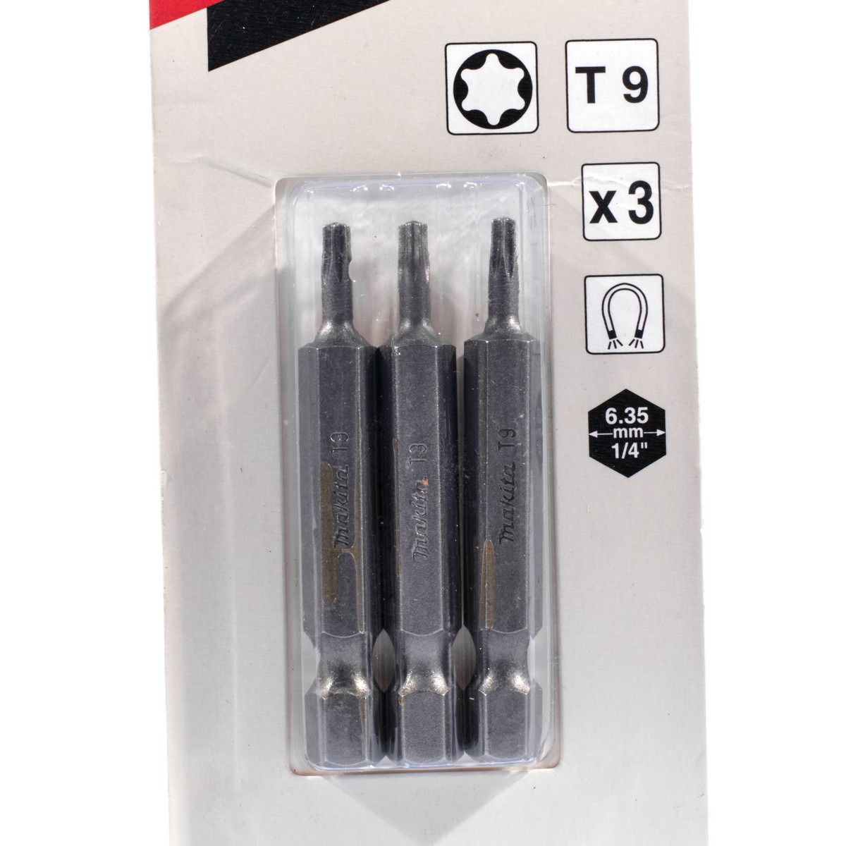 ดอกไขควง T-9 X 50MM (3 ดอก/ชุด) MAKITA รุ่น B-25367 รูปที่ 2