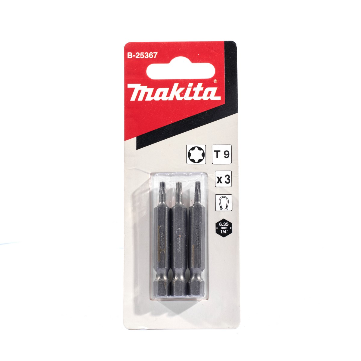 ดอกไขควง T-9 X 50MM (3 ดอก/ชุด) MAKITA รุ่น B-25367 ราคา ฿50.47