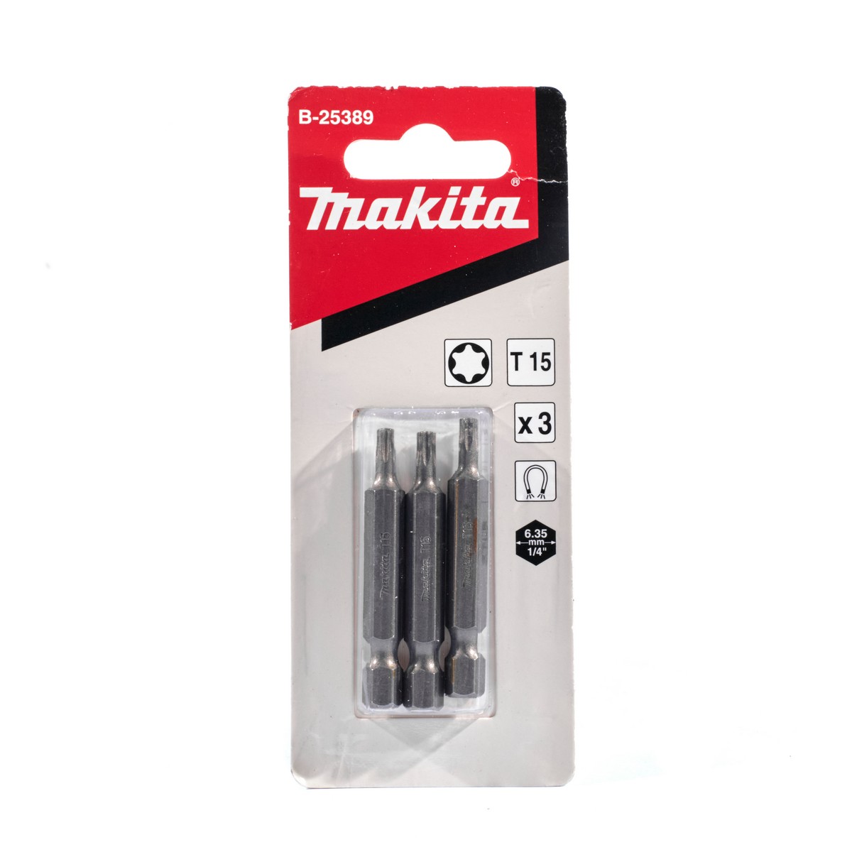 ดอกไขควง T-15 X 50MM (3 ดอก/ชุด) MAKITA รุ่น B-25389 ราคา ฿51.5
