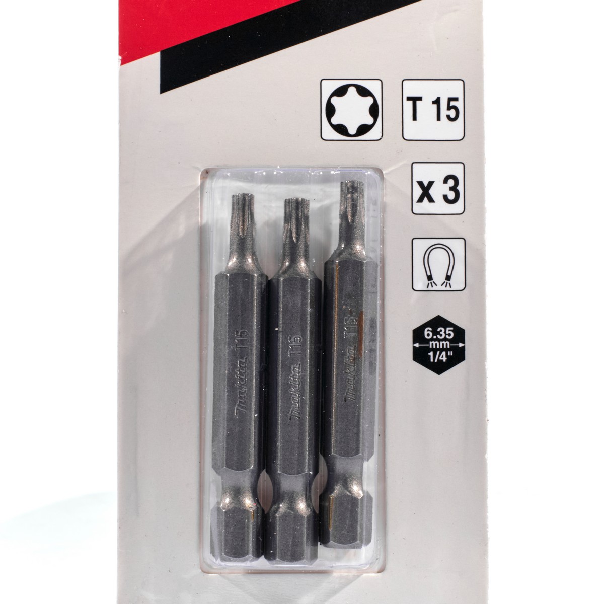 ดอกไขควง T-15 X 50MM (3 ดอก/ชุด) MAKITA รุ่น B-25389 รูปที่ 2