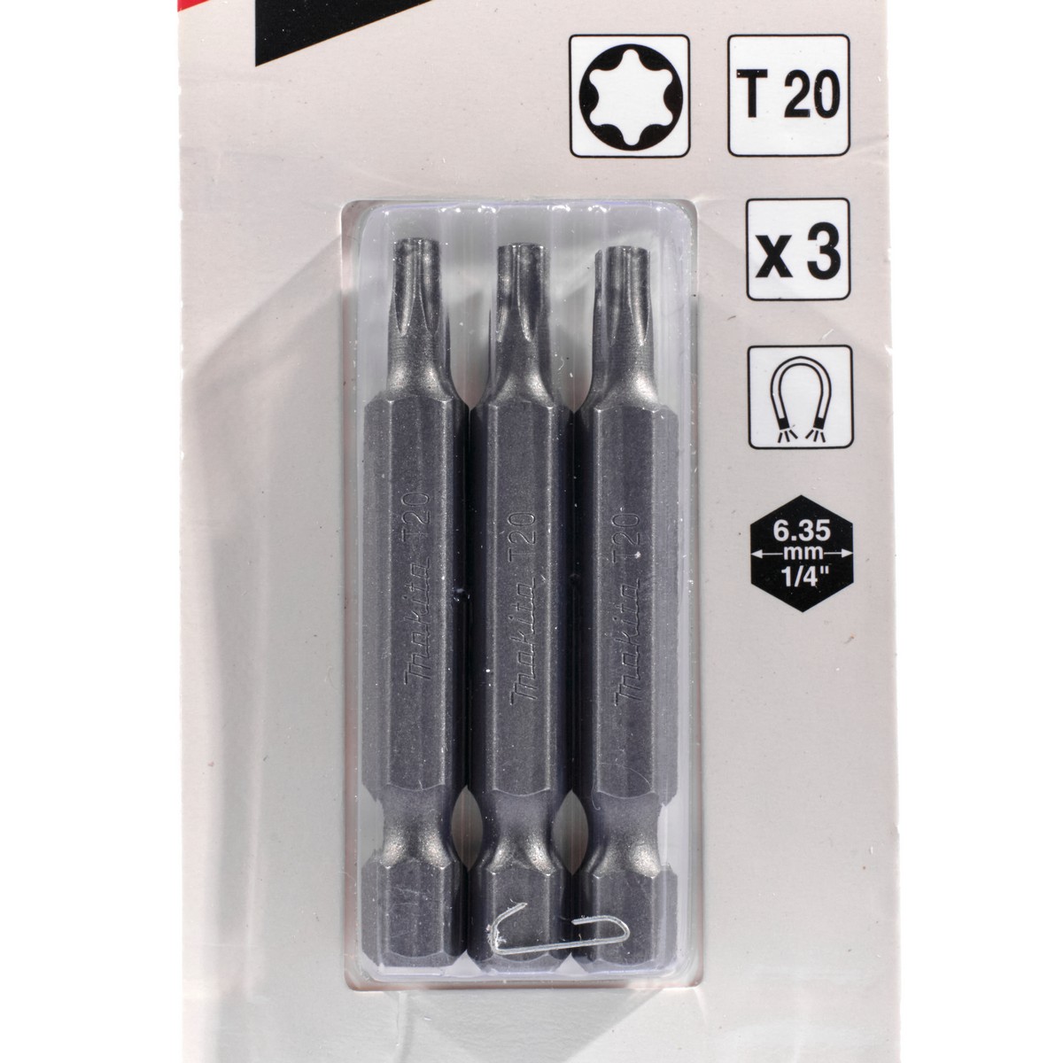 ดอกไขควง T-20 X 50MM (3 ดอก/ชุด) MAKITA รุ่น B-25395 รูปที่ 2