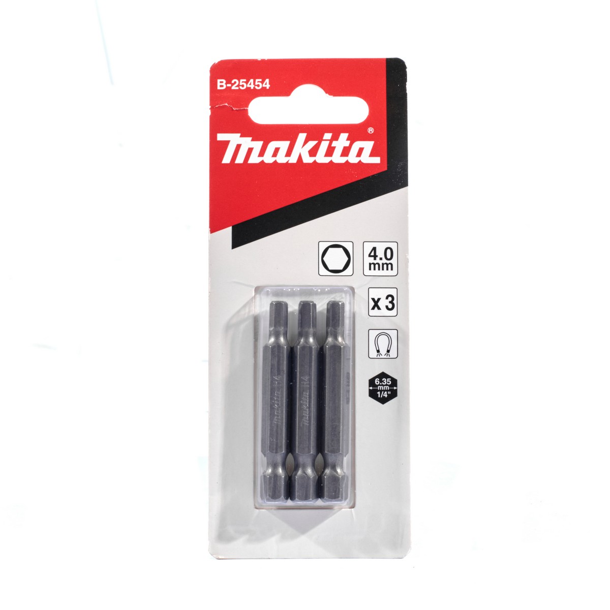 ดอกไขควง HEX-4 X 50MM (3 ดอก/ชุด) MAKITA รุ่น B-25454 ราคา ฿51.5
