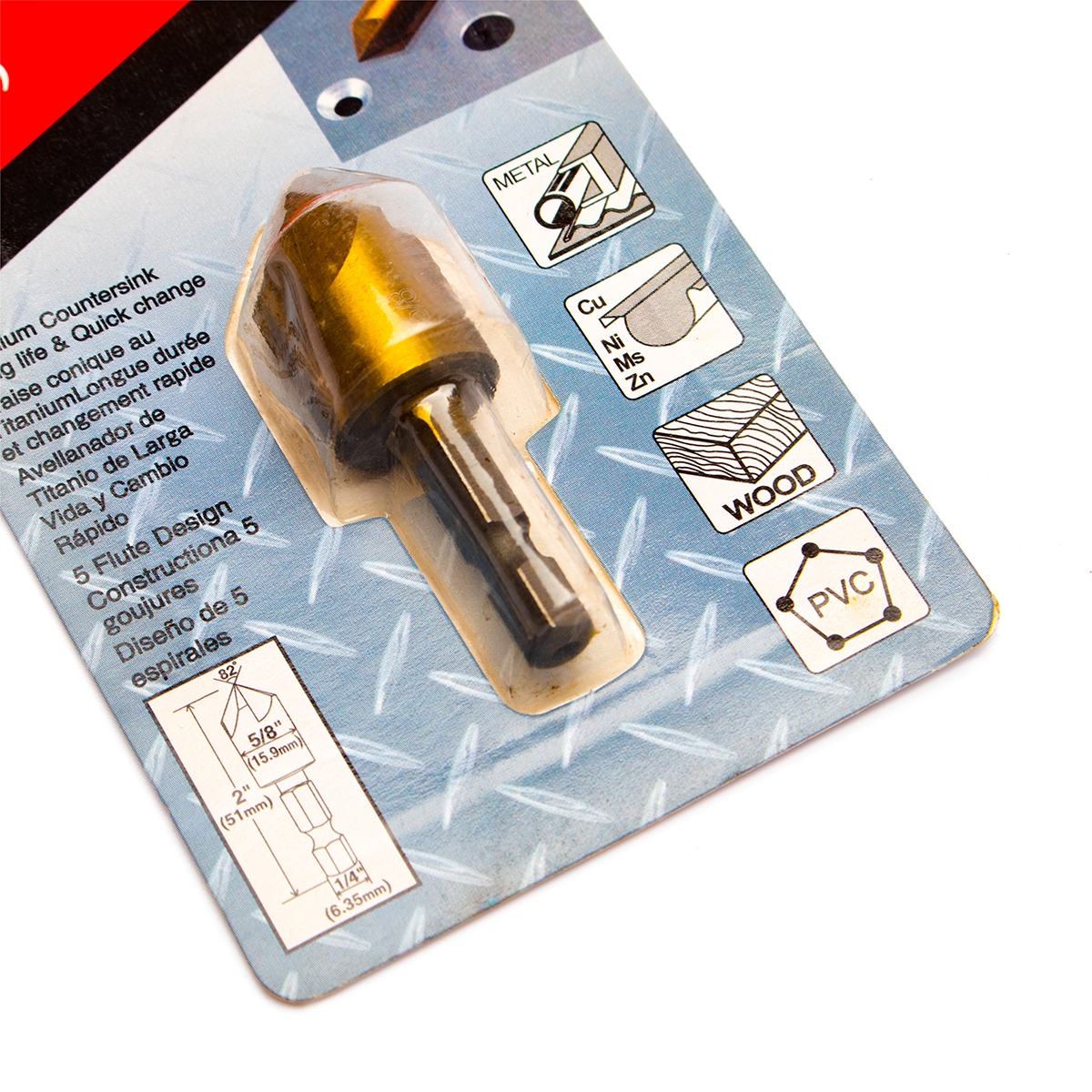 ดอก COUNTERSINK 82 องศา 5/8" ก้าน HEX MAKITA รุ่น B-30106 รูปที่ 3