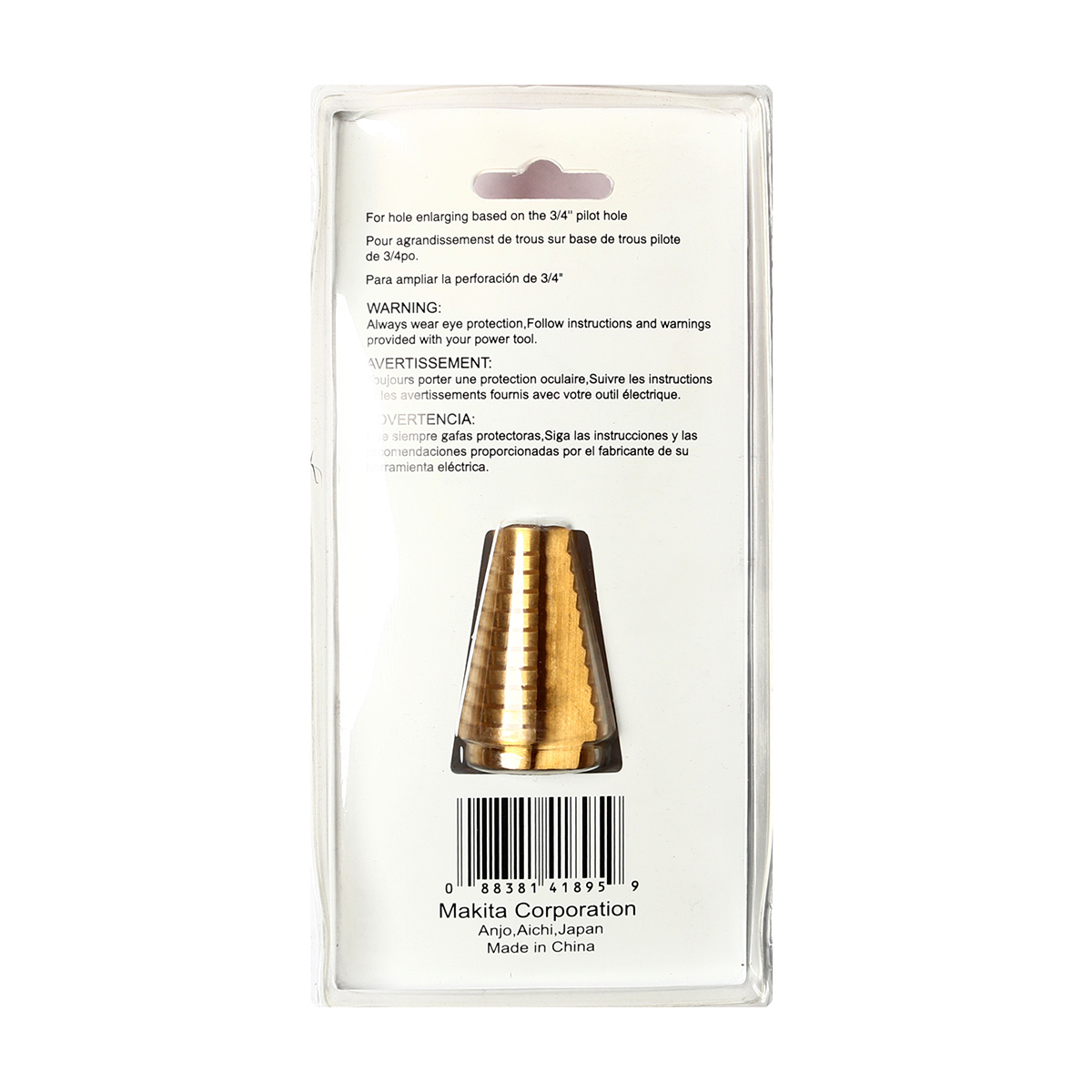 ดอก STEP DRILL 13/16" - 1-3/8" ตรง TI-N MAKITA รุ่น B-31077 รูปที่ 2