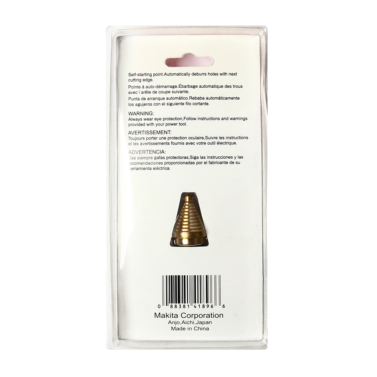ดอก STEP DRILL 7/8" ร่องตรง TI-N MAKITA รุ่น B-31083 รูปที่ 2