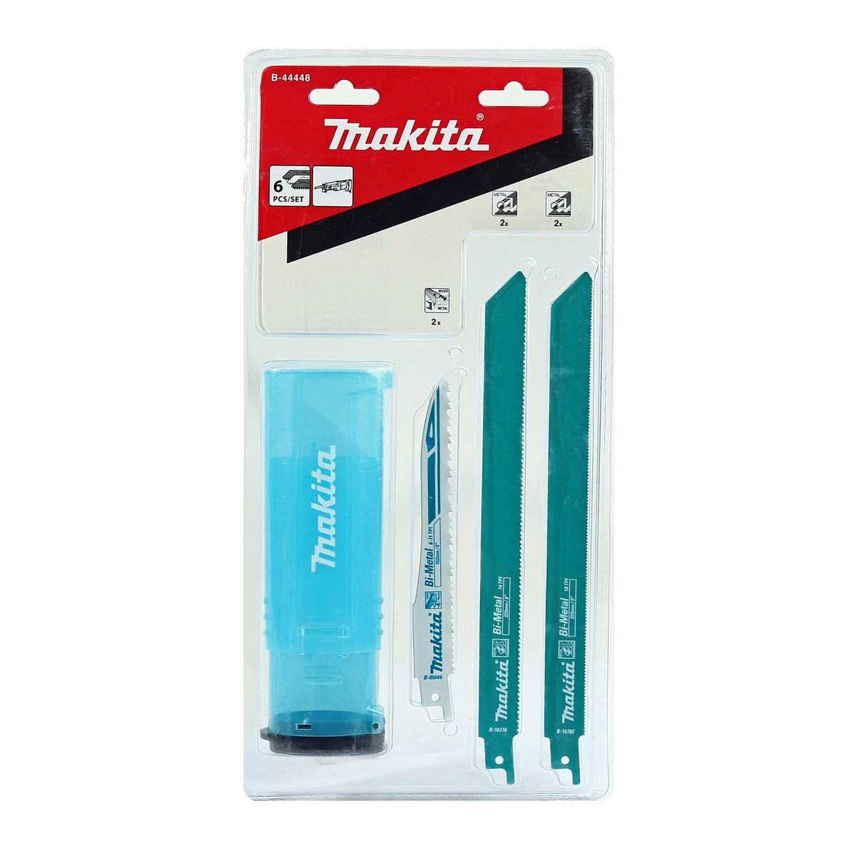 ชุดใบเลื่อยชัก JR 6 ใบชุด-เหล็ก MAKITA รุ่น B-44448 ราคา ฿1,017.64