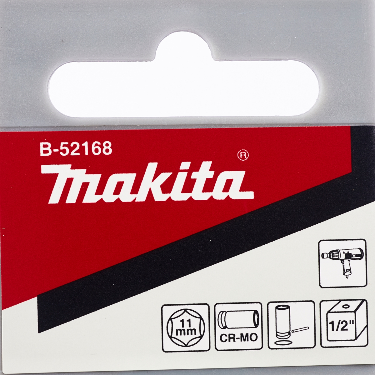 ลูกบล็อกลมยาว แกน 1/2" 11X81MM MAKITA รุ่น B-52168 รูปที่ 4