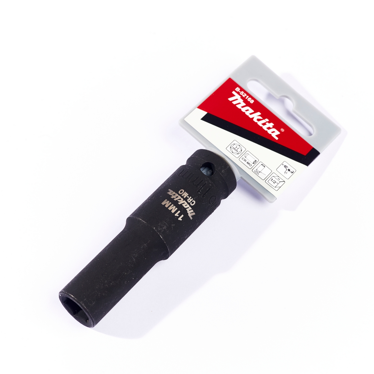ลูกบล็อกลมยาว แกน 1/2" 11X81MM MAKITA รุ่น B-52168 ราคา ฿142.14