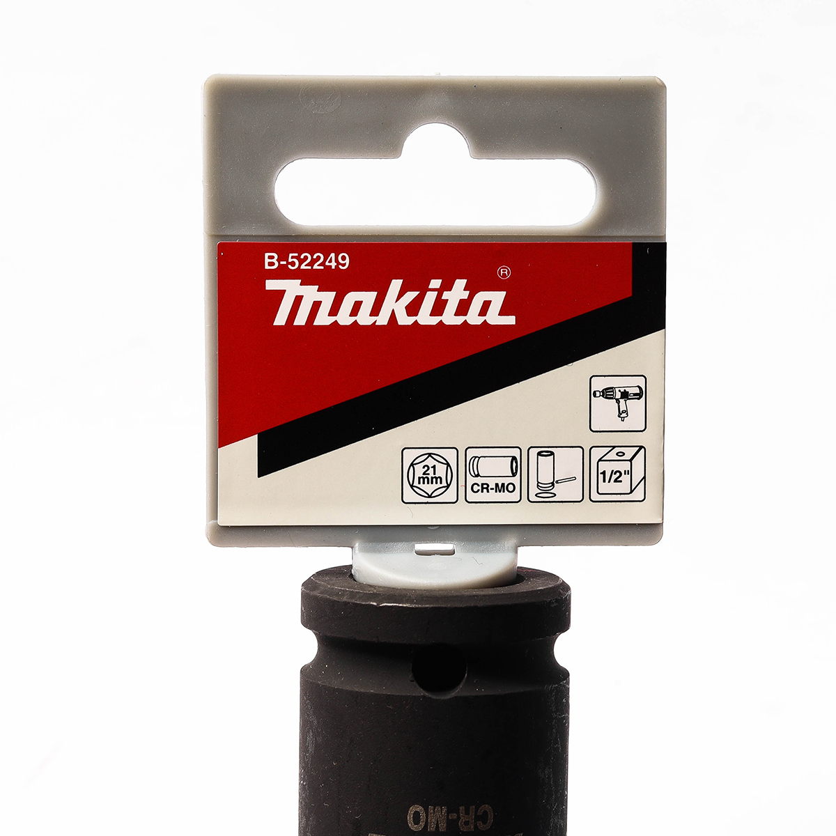 ลูกบล็อกลมยาว แกน 1/2" 21X81MM MAKITA รุ่น B-52249 รูปที่ 4