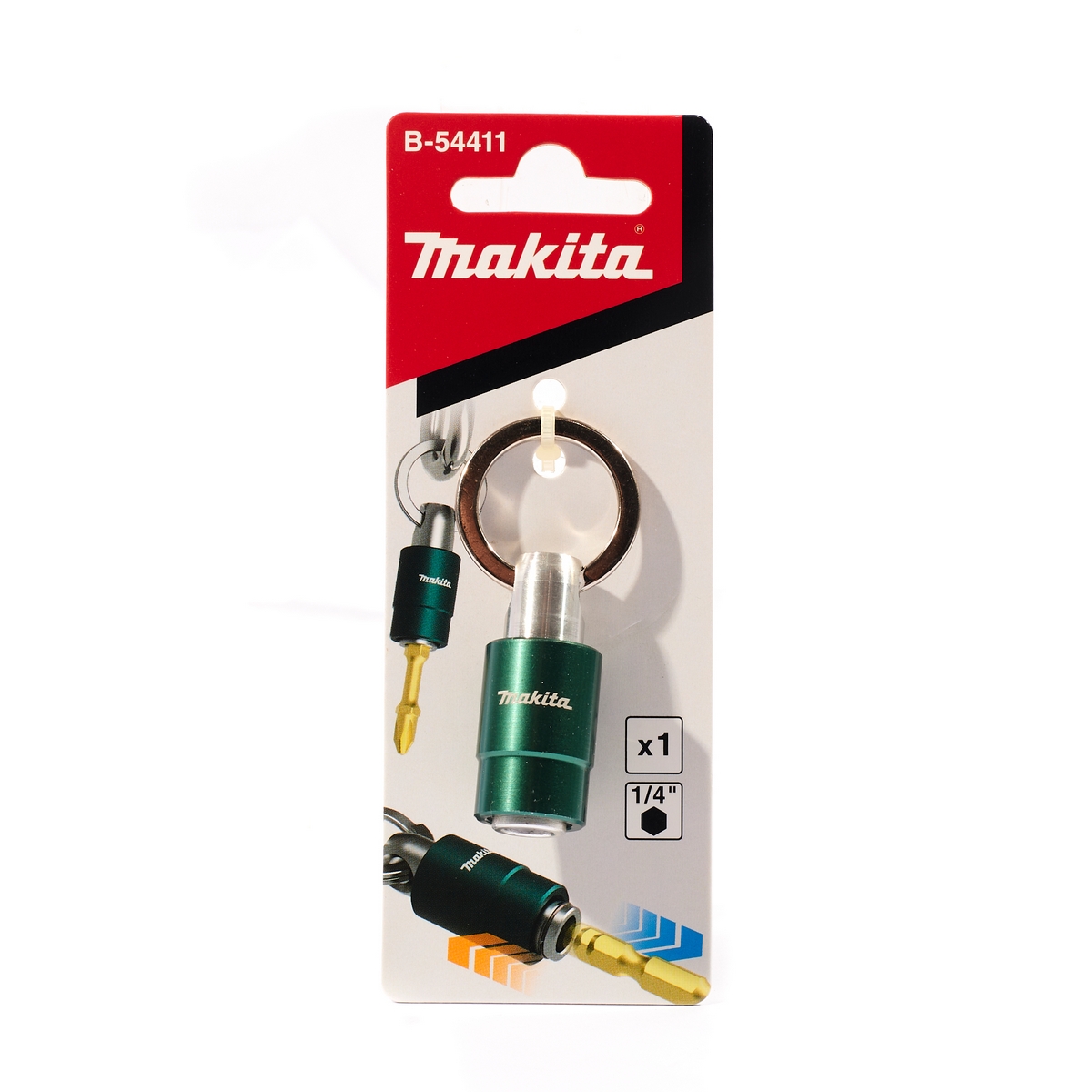 พวงกุญแจแม่เหล็ก เก็บดอกไขควง MAKITA รุ่น B-54411 ราคา ฿252.35
