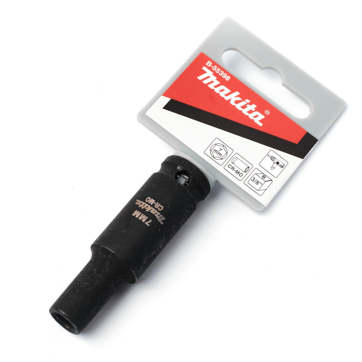ลูกบล็อกลมยาว แกน SQ 3/8" 7X63MM MAKITA รุ่น B-55398 ราคา ฿107.12