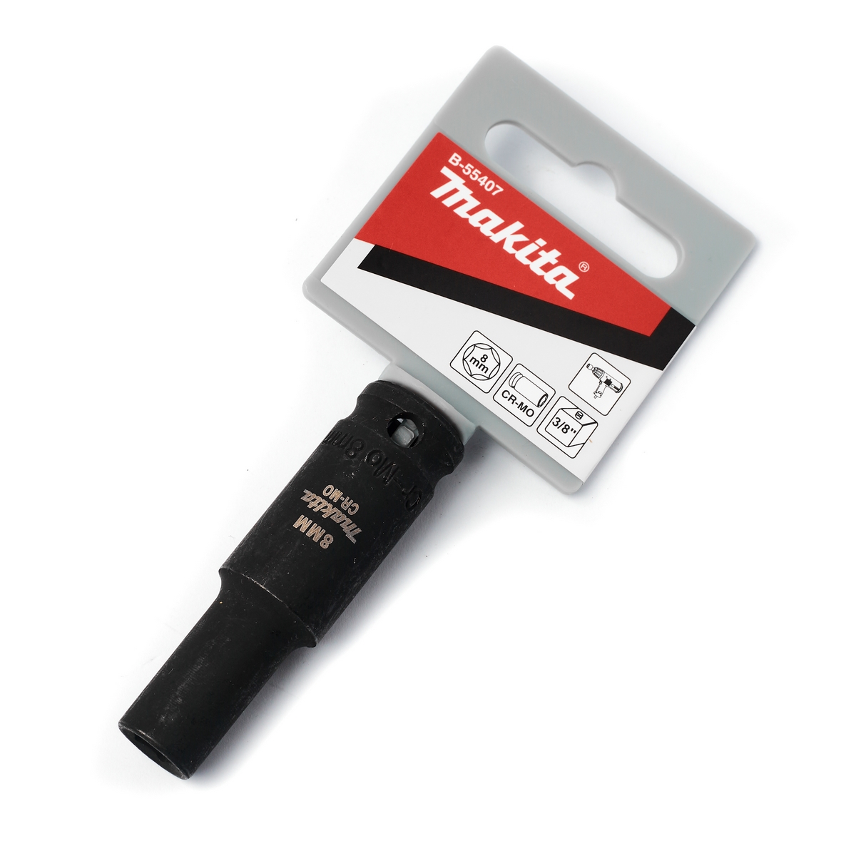 ลูกบล็อกลมยาว แกน SQ 3/8" 8X63MM MAKITA รุ่น B-55407 ราคา ฿107.12