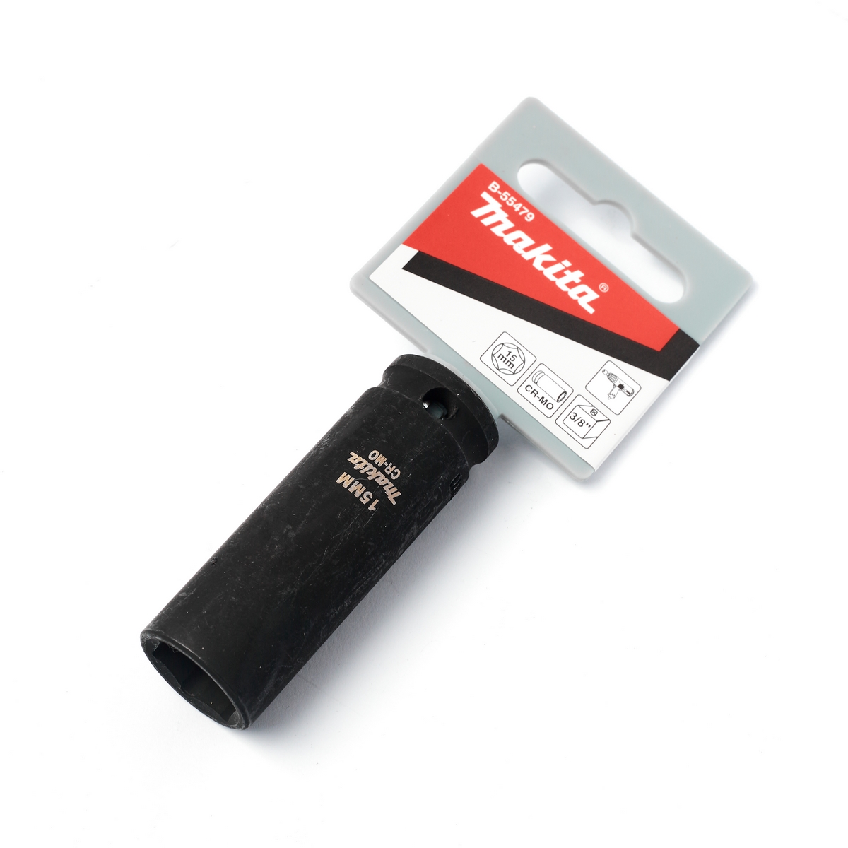 ลูกบล็อกลมยาว แกน SQ 3/8" 15X63MM MAKITA รุ่น B-55479 ราคา ฿135.96