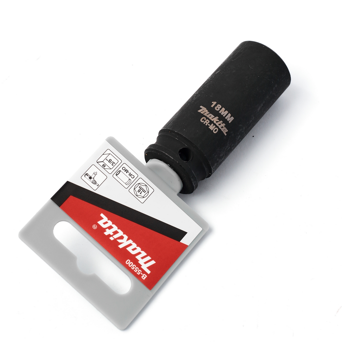ลูกบล็อกลมยาว แกน SQ 3/8" 18X63MM MAKITA รุ่น B-55500 รูปที่ 2