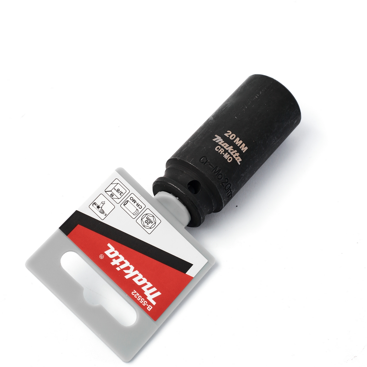 ลูกบล็อกลมยาว แกน SQ 3/8" 20X63MM MAKITA รุ่น B-55522 รูปที่ 2