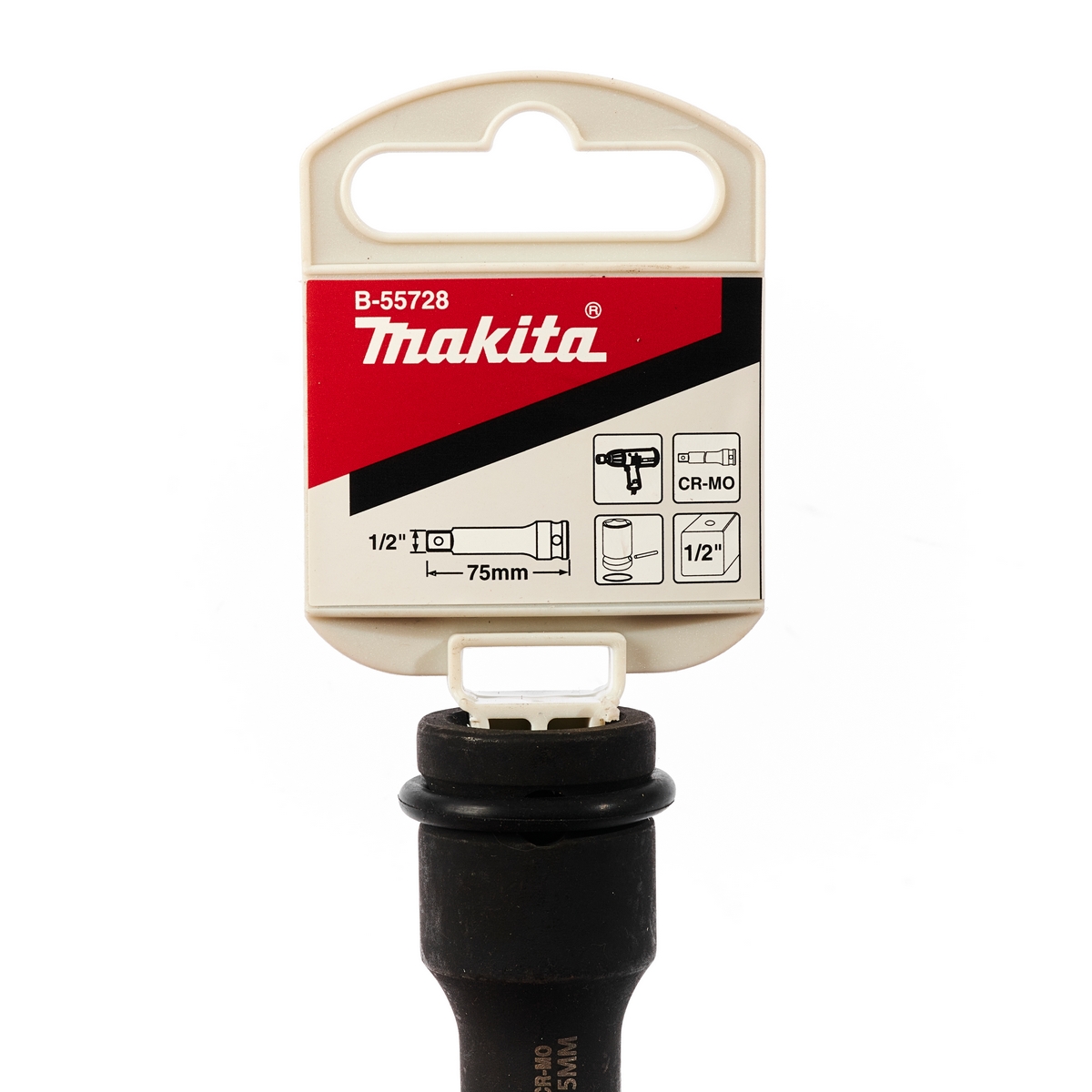 แกนต่อลูกบล็อก 1/2" - 75 มม. MAKITA รุ่น B-55728 รูปที่ 3