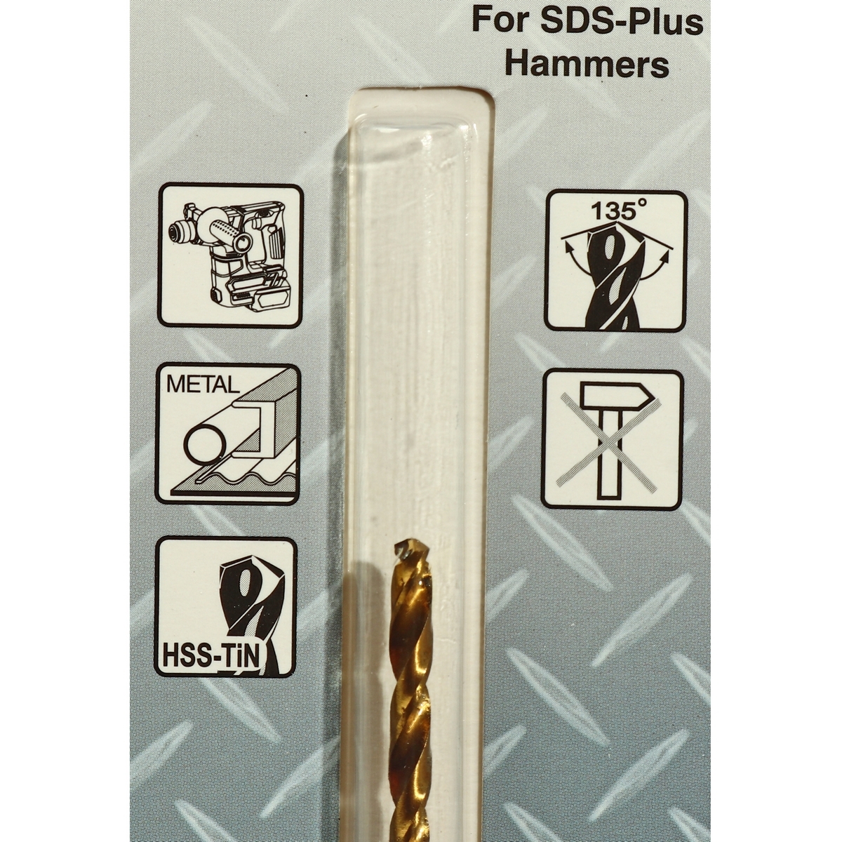 ดอกสว่านเจาะโลหะ SDS-HSS 3.5X100 MAKITA รุ่น B-57417 รูปที่ 3