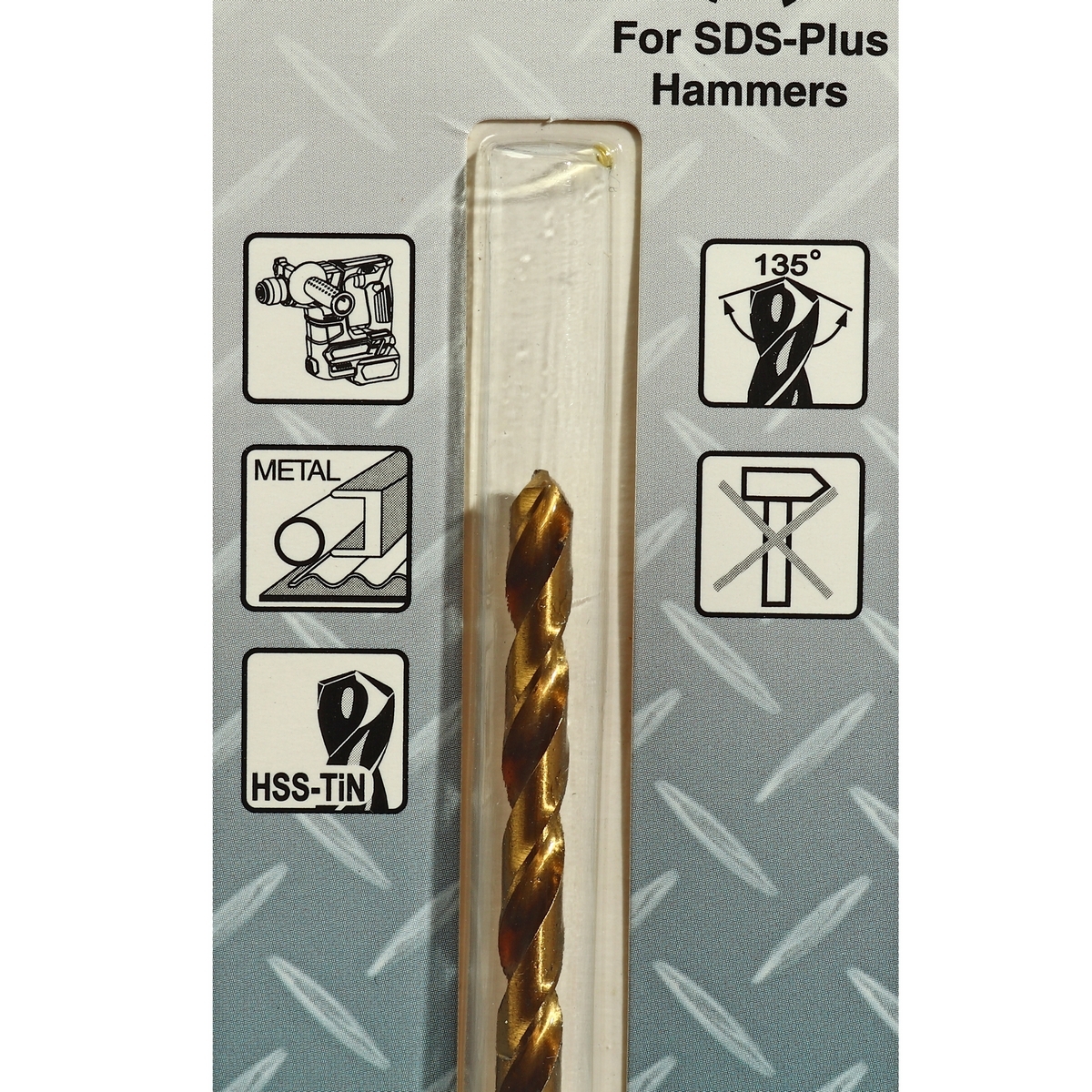 ดอกสว่านเจาะโลหะ SDS-HSS 4.5X110 MAKITA รุ่น B-57439 รูปที่ 3