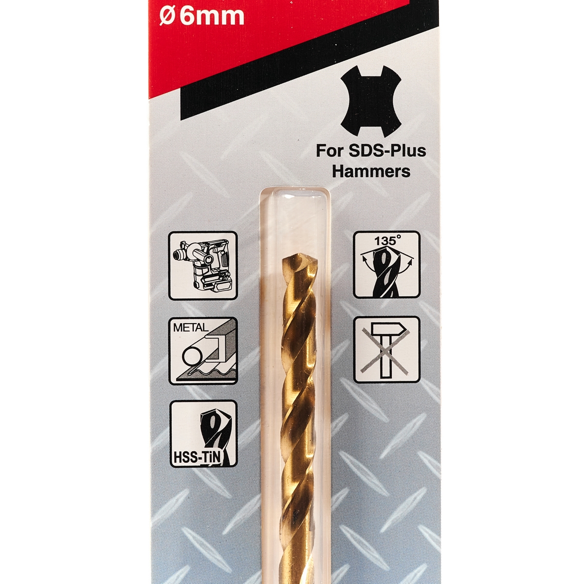 ดอกสว่านเจาะโลหะ SDS-HSS 6X123 MAKITA รุ่น B-57467 รูปที่ 2