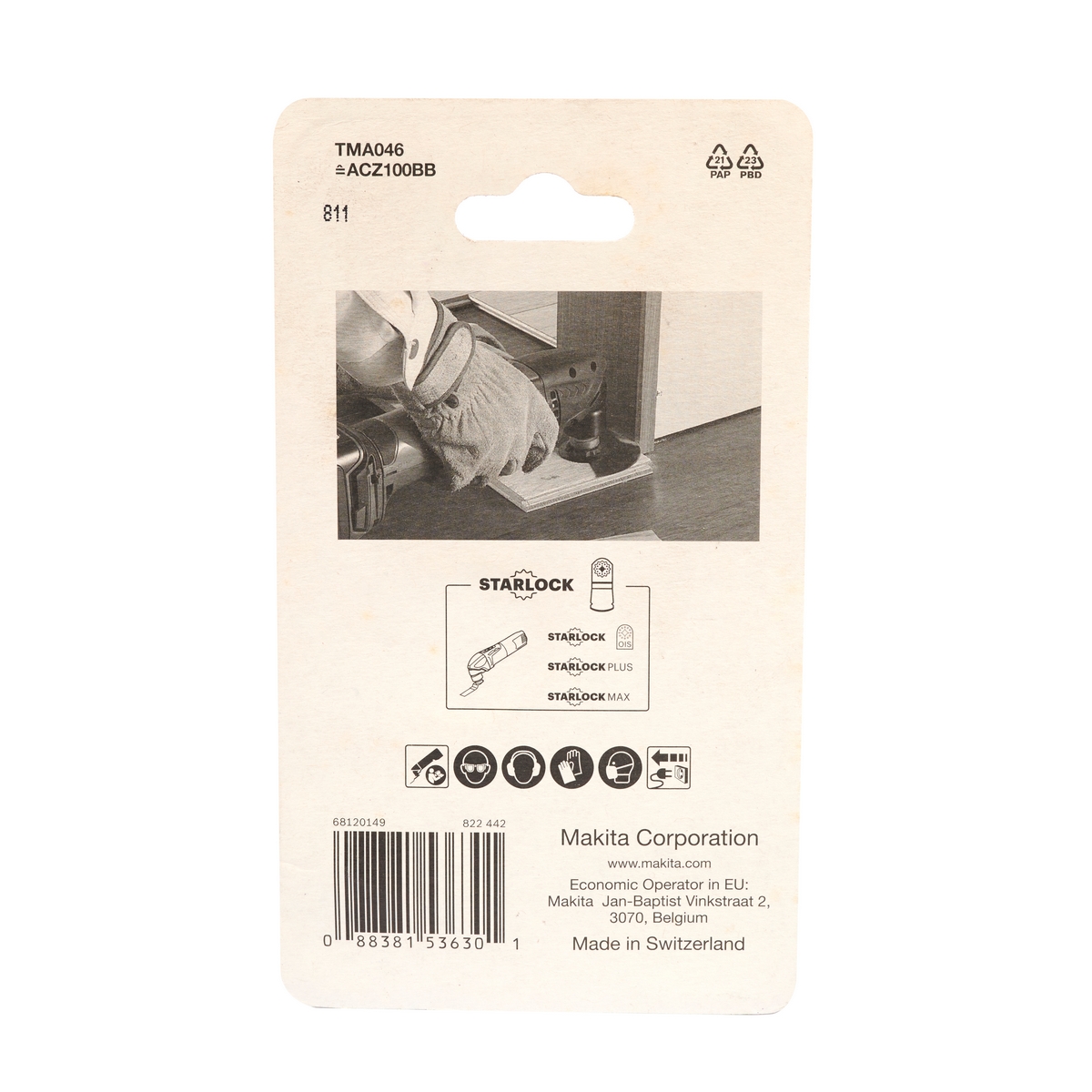 ใบเลื่อยโค้งตัดไม้ 100MM BI-M TMA046 MAKITA รุ่น B-64808 รูปที่ 4