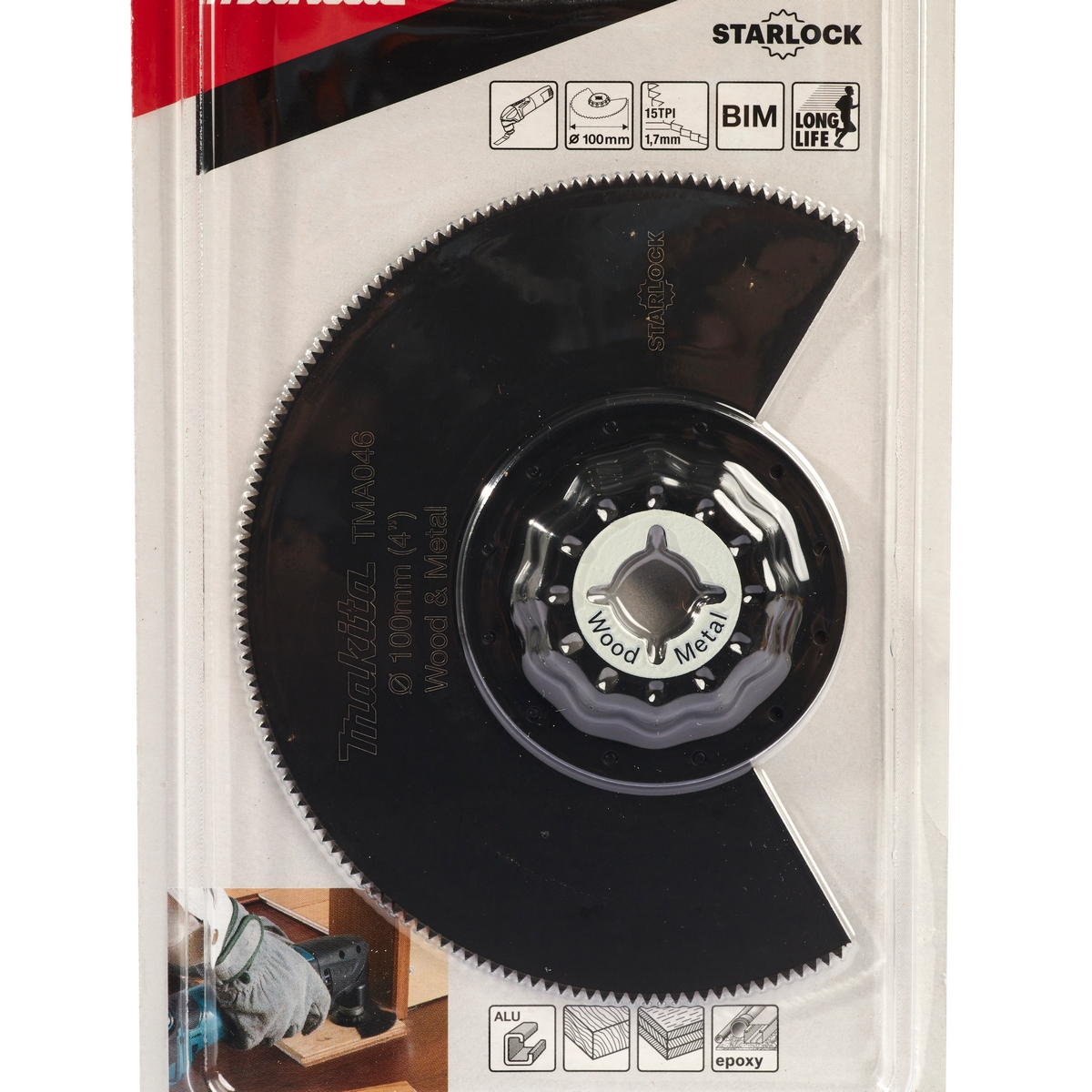 ใบเลื่อยโค้งตัดไม้ 100MM BI-M TMA046 MAKITA รุ่น B-64808 รูปที่ 3