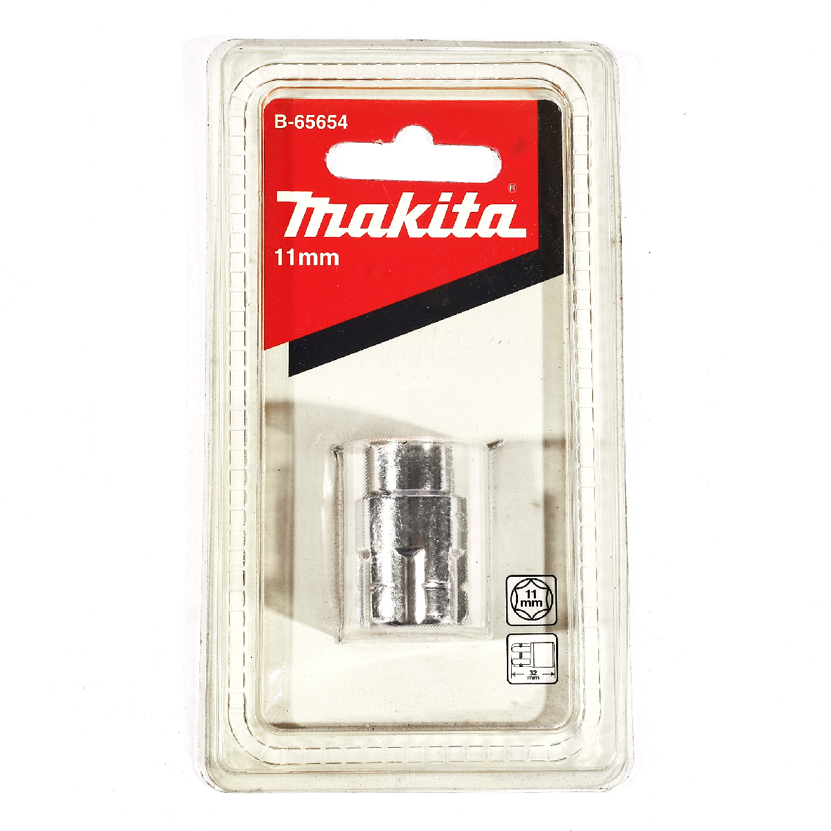 ลูกบล็อก(ทะลุ) 11MM MAKITA รุ่น B-65654 ราคา ฿59.74