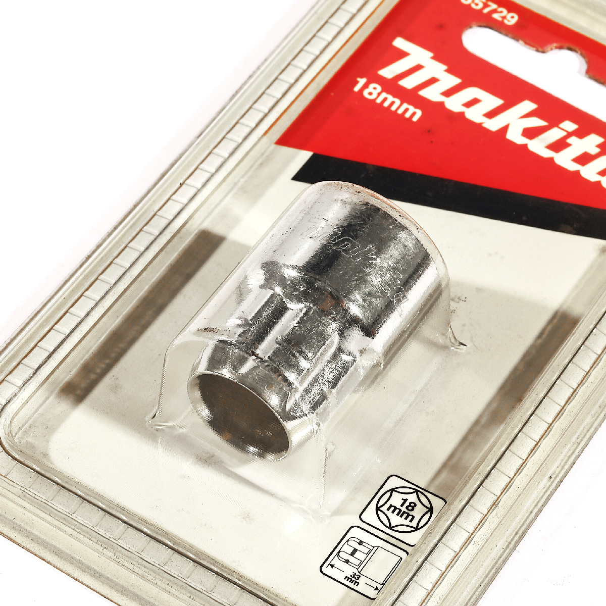 ลูกบล็อก(ทะลุ) 18MM MAKITA รุ่น B-65729 รูปที่ 2