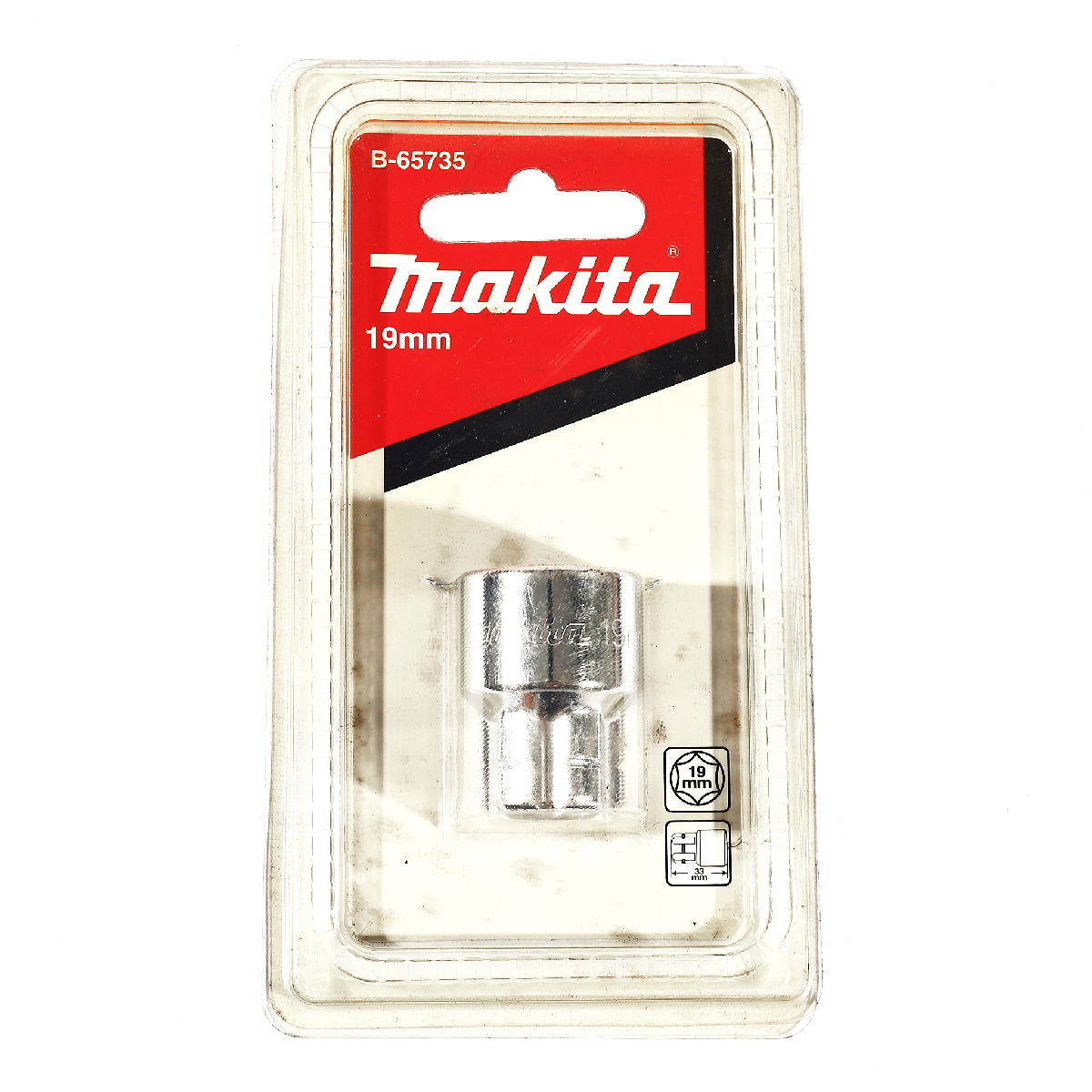 ลูกบล็อก(ทะลุ) 19MM MAKITA รุ่น B-65735 ราคา ฿90.64