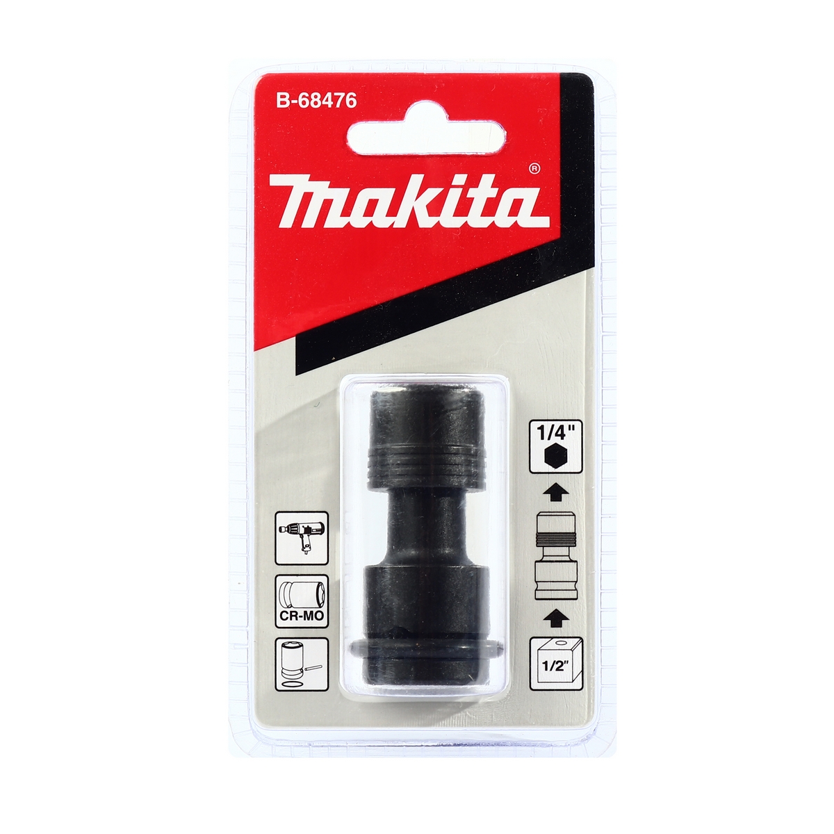 แปลงลูกบล็อค SQ1/2"- HEX ADAPTER MAKITA รุ่น B-68476 ราคา ฿492.34