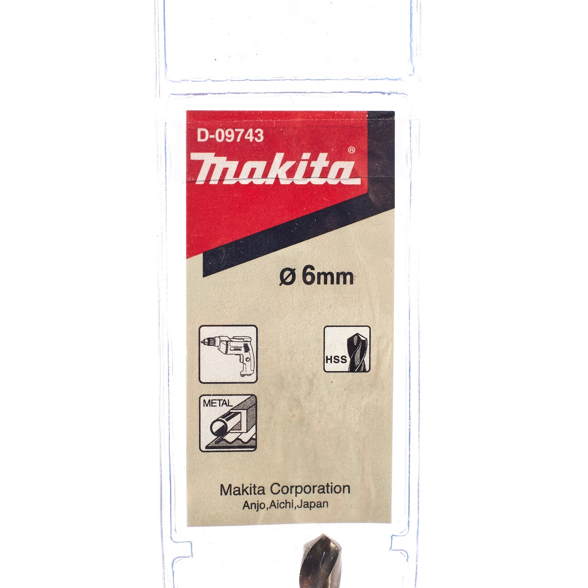 ดอกเจาะเหล็ก HSS-G 6 MM (1 ดอก) MAKITA รุ่น D-09743 รูปที่ 4